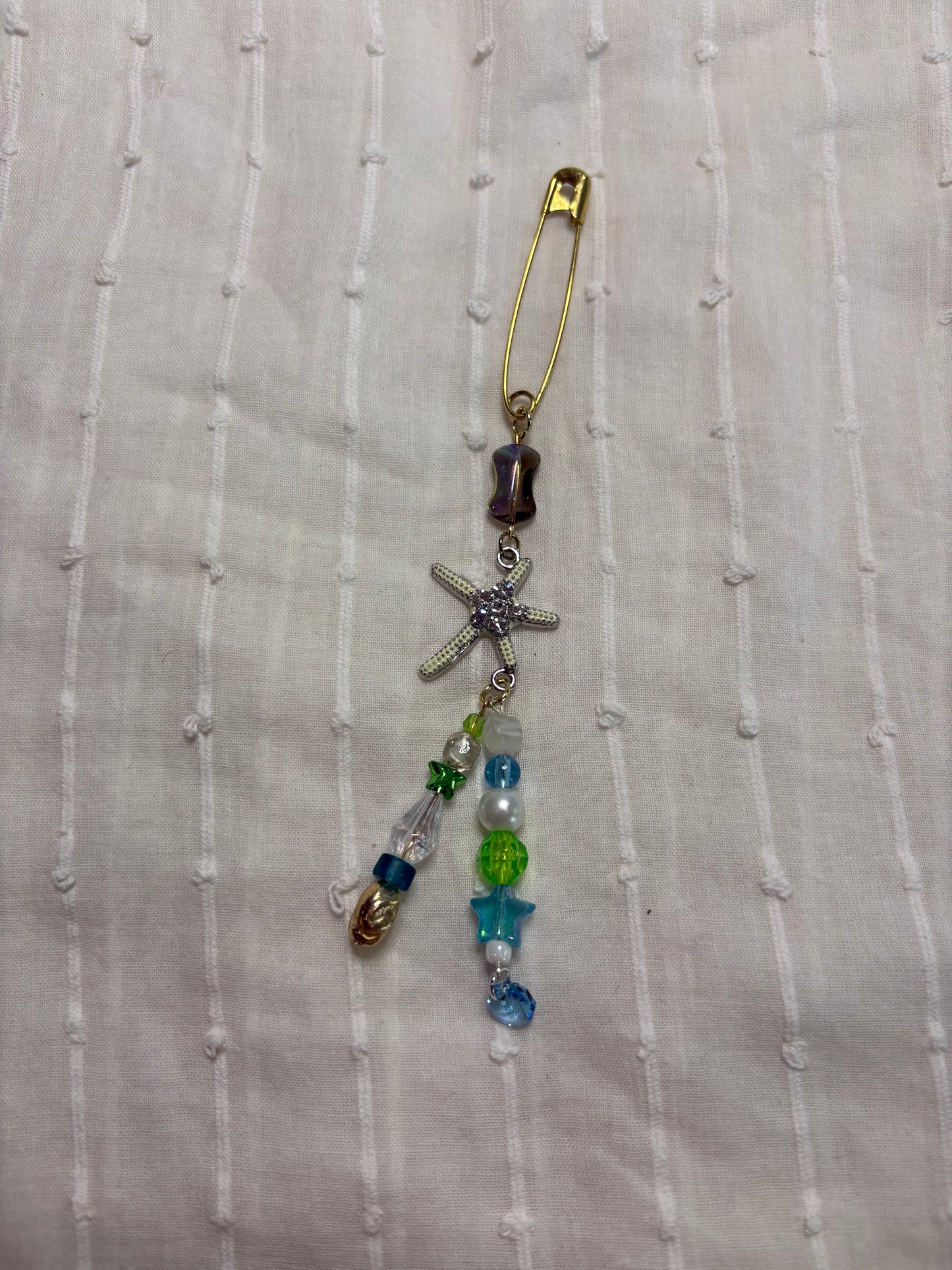 Starfish Charm Pin