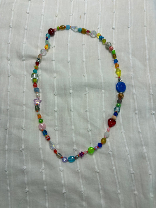 Rainbow Stretchy Necklace