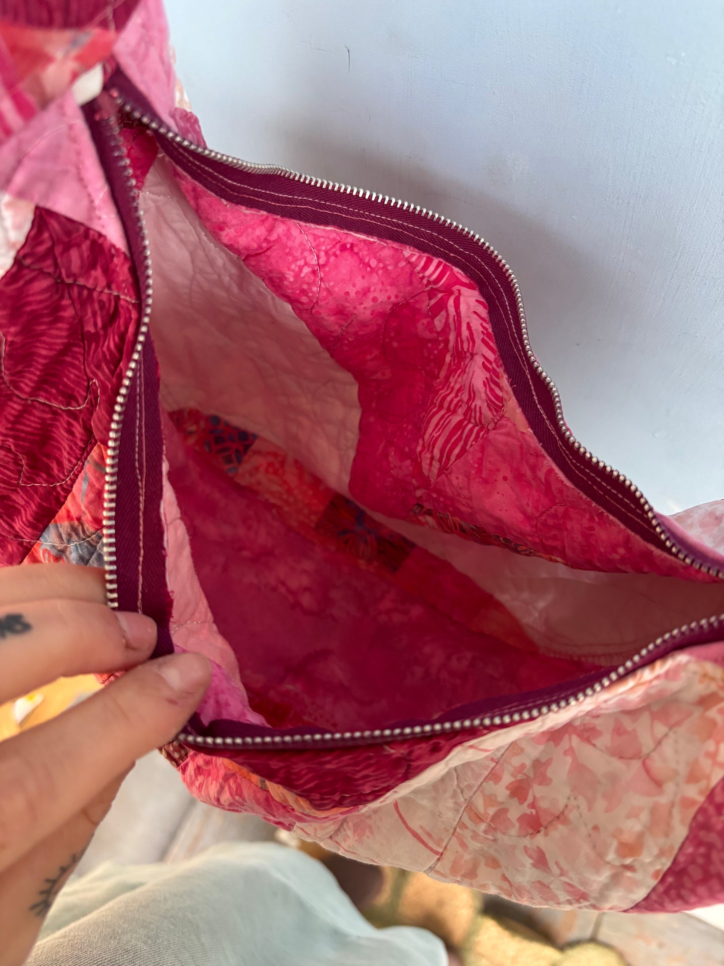 Quilt - Handmade Crescent Bag