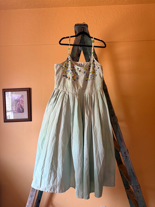 Button Bikini Dress