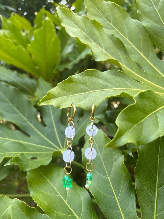 Button Earrings