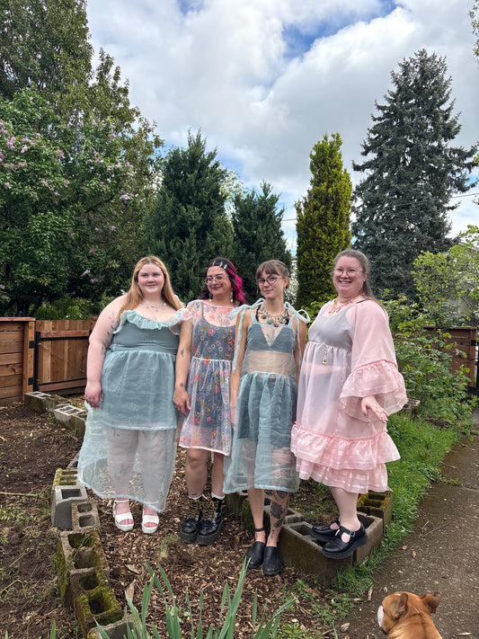 Blue Organza Sundress