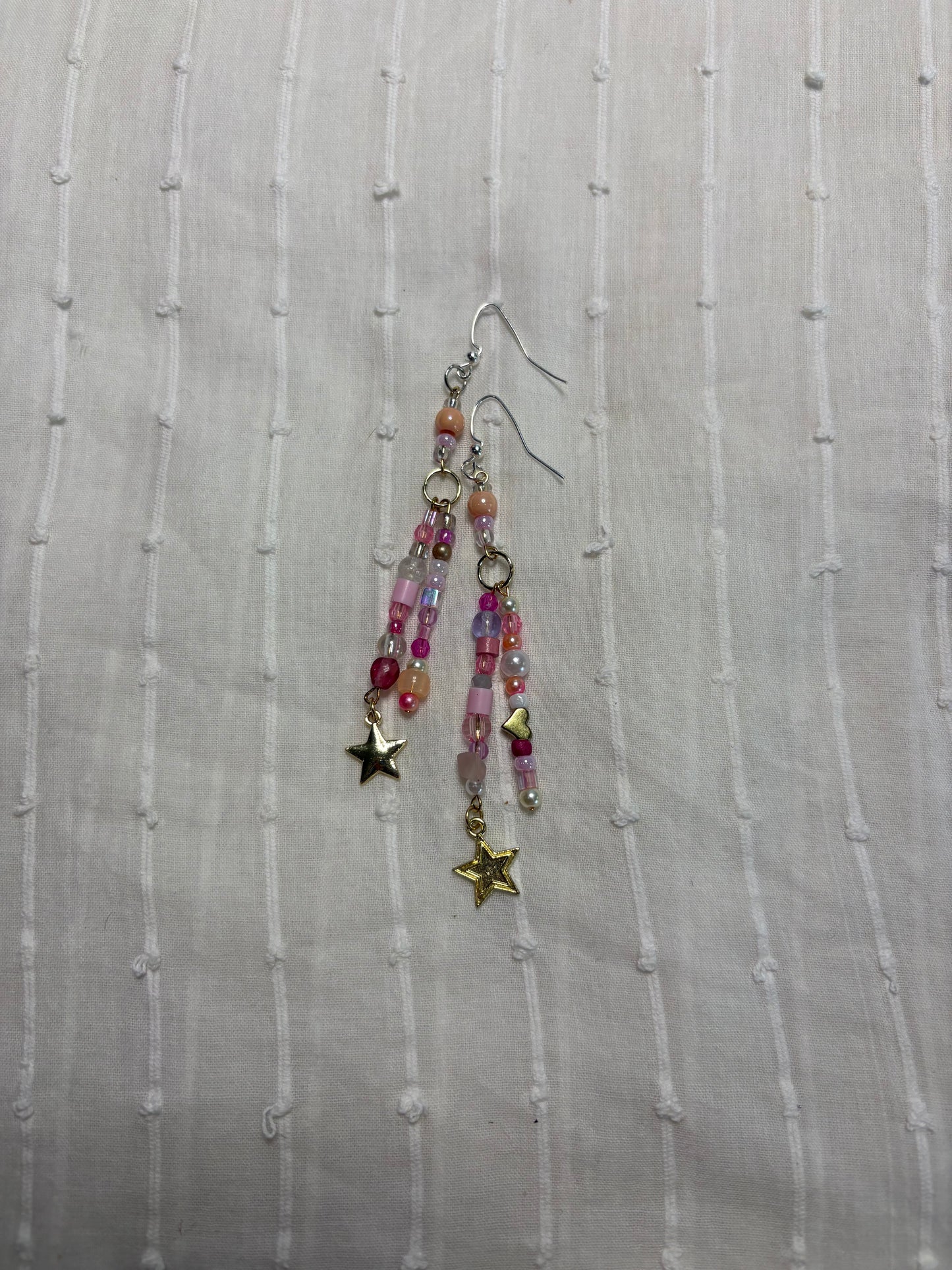 Pinky Charm Earrings