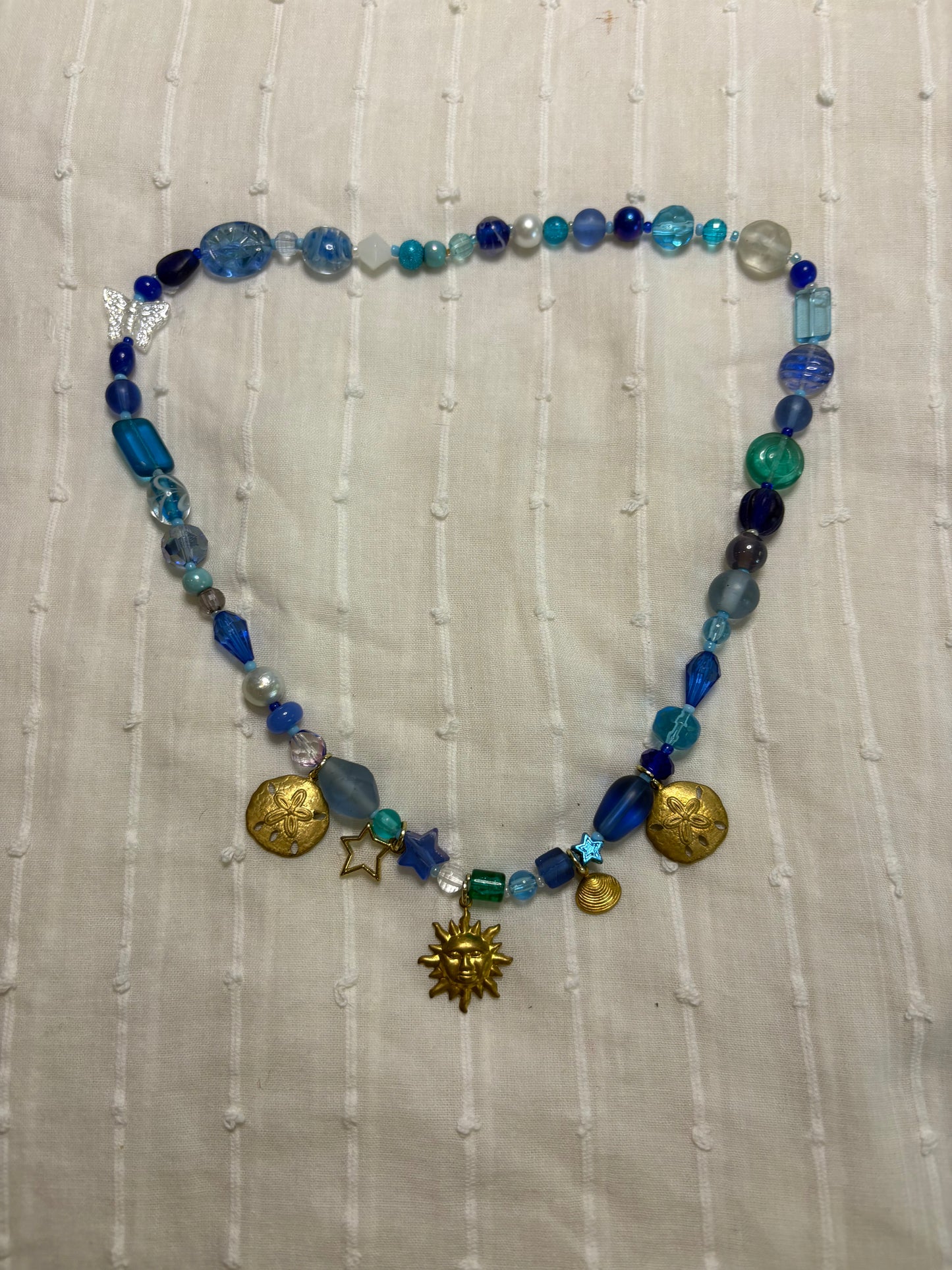 Ocean Stretchy Charm Necklace