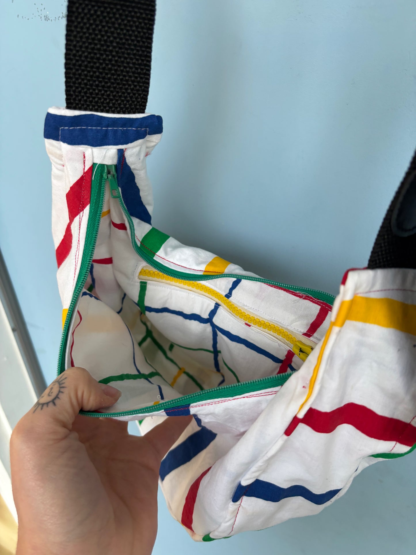 Colorful - Handmade Crescent Bag