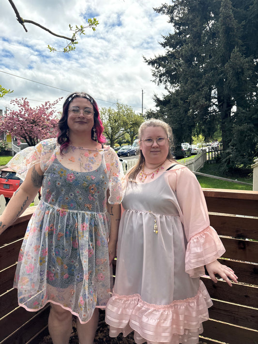 Pink Ruffle Dress