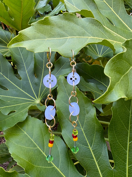 Button Earrings