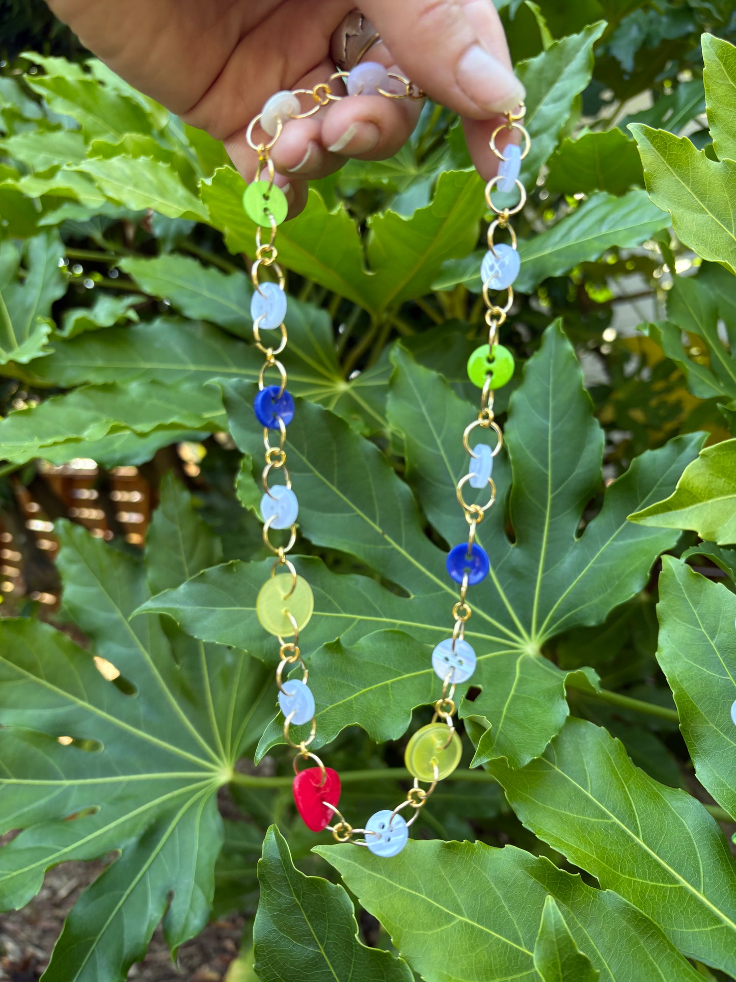 Button Necklace