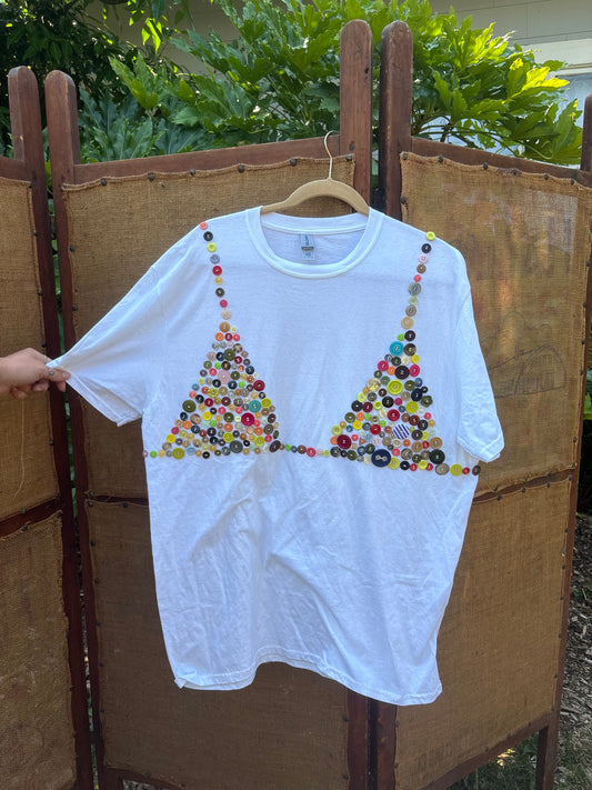 Upcycled Bikini Tee