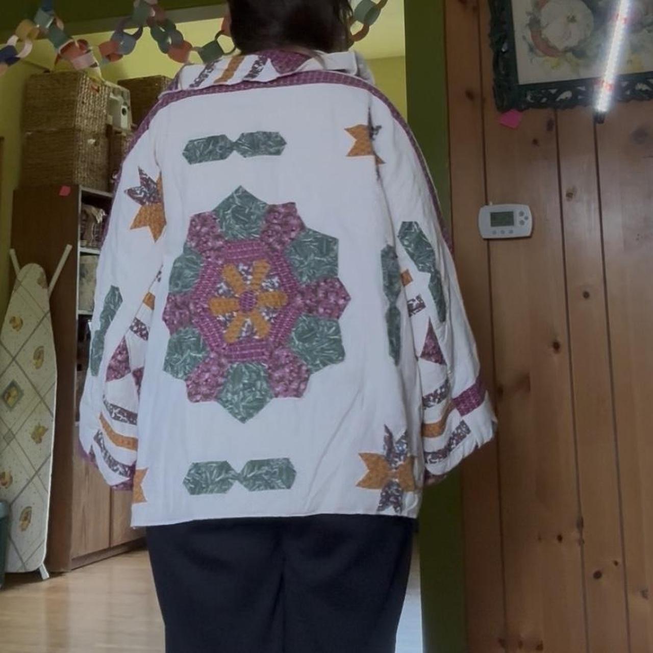 purple/gold - quilt coat