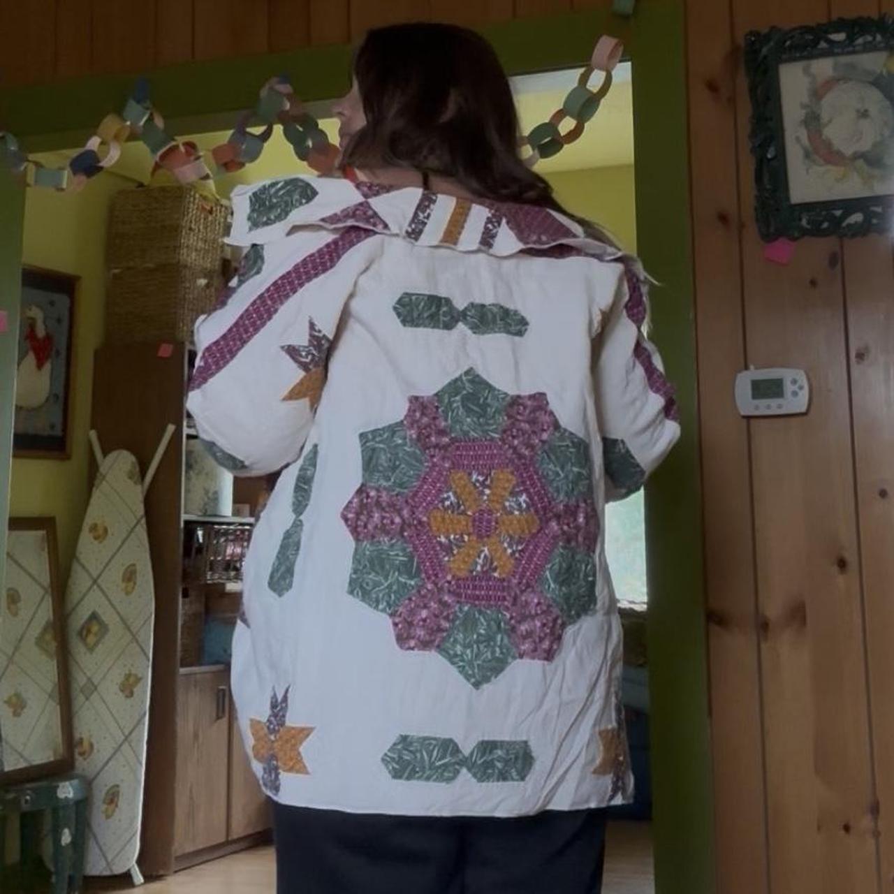 purple/gold - quilt coat